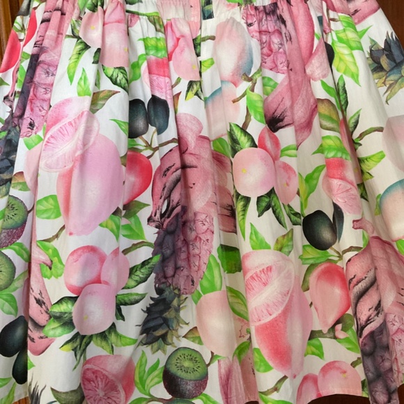 Smodata Italian Tropical Fruit Dress, Size 6(Italian size 42) - Picture 4 of 12